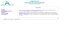 Desktop Screenshot of algo.be