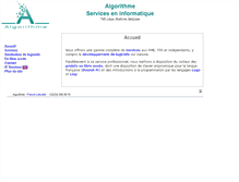 Tablet Screenshot of algo.be